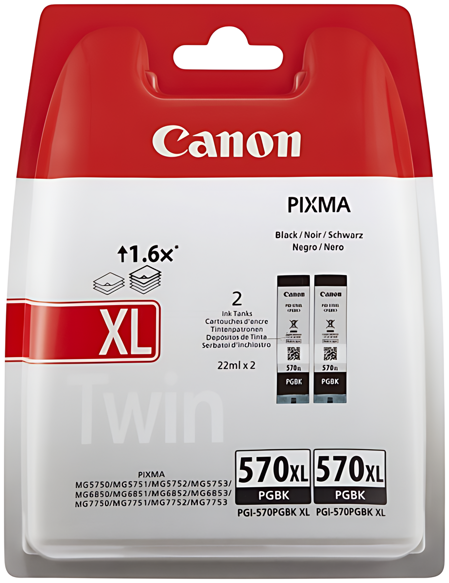 Canon PGI-570PGBKXL Doppelpack
