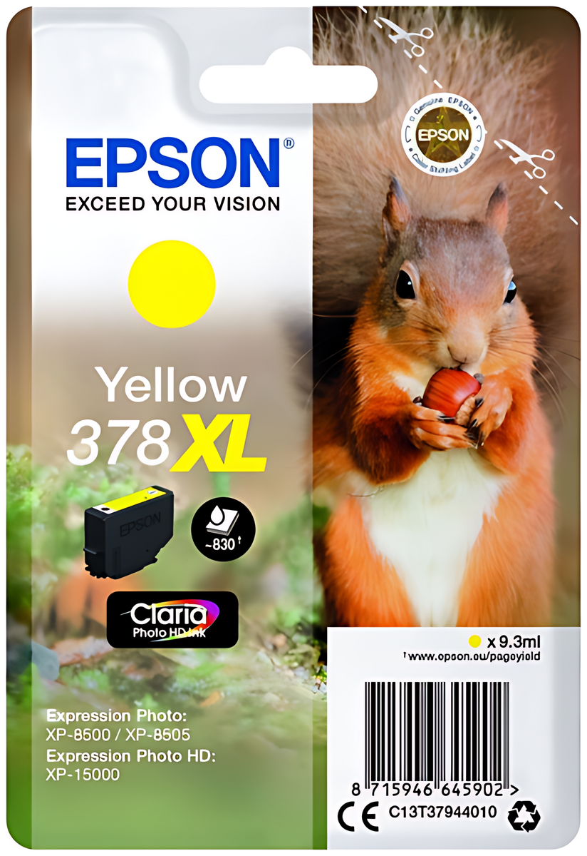 Epson 378XL Gelb Patrone