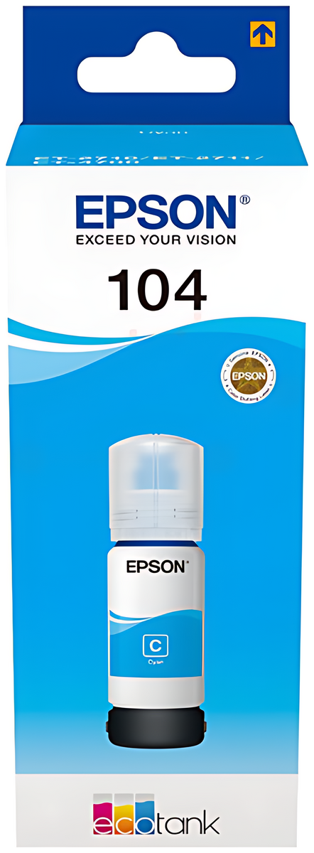 Epson 104 Tintenflasche cyan